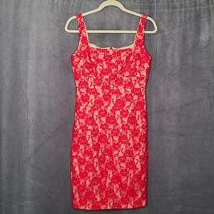 Red Lace Dress | Evening / Cocktail / Party dress